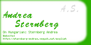 andrea sternberg business card